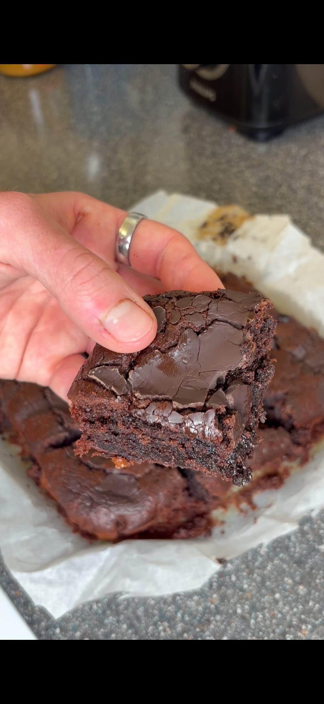Whole-food chocolate brownies